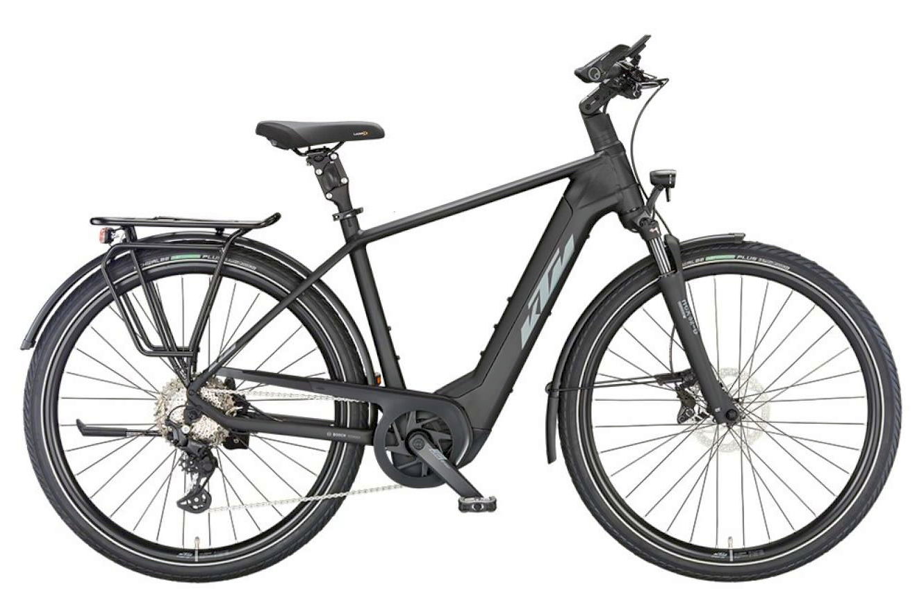 KTM MACINA STYLE 730 Diamant black matt (grey+orange), 51 cm (28")