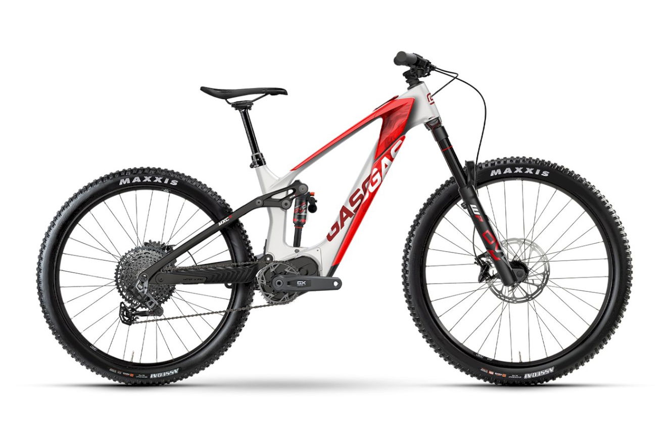 GASGAS MXC 5 Diamant blanca white / electronic red / sangria red, 44 cm - M