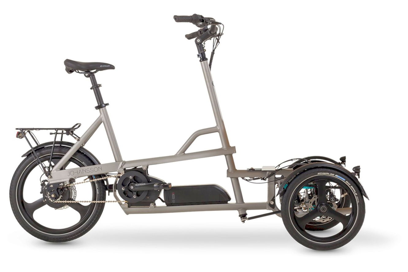 JOHANSSON Oscar S Vario Enviolo Transportrad grey, 20" - Onesize
