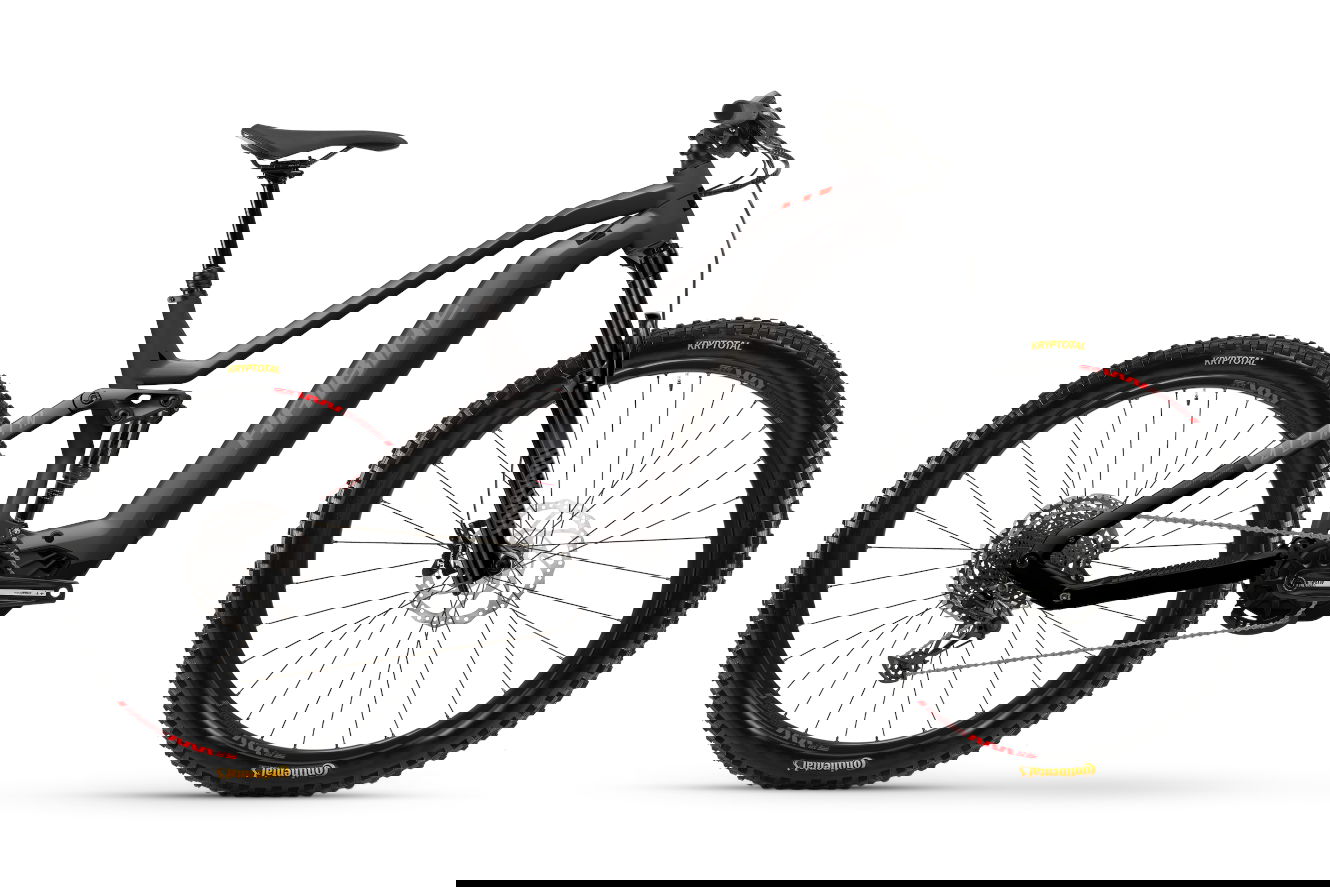 Haibike ALLMTN 2 High pebble/black/red matt, 47 cm | L | (29/27,5"")