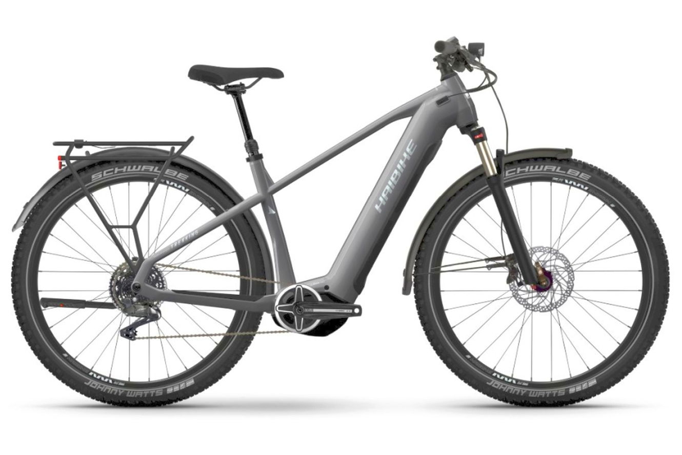 Haibike Trekking 7 High urban grey/white - gloss, 40 cm (27,5")