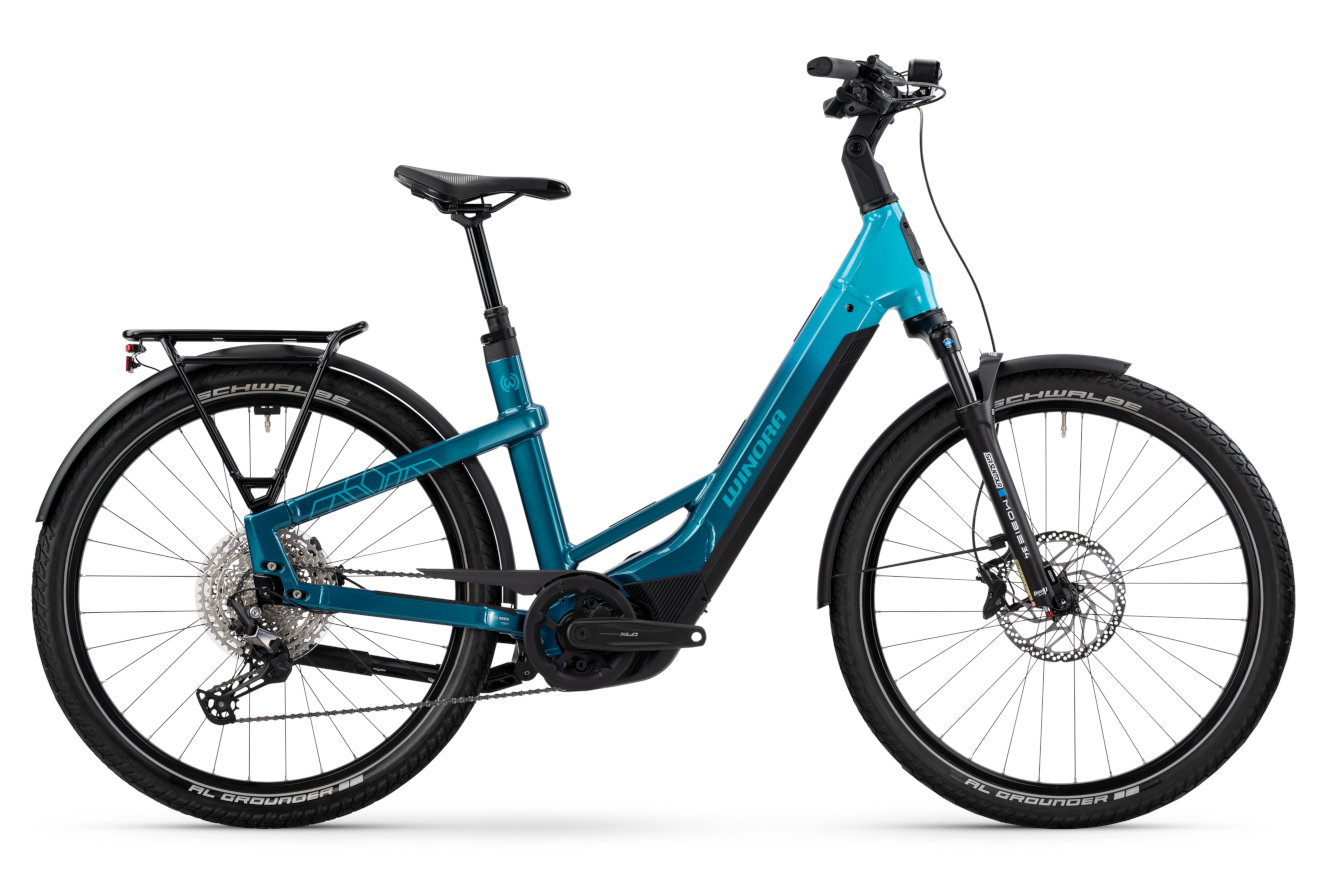 Winora Yakun X12 Low blue monday/aqua - gloss, 44 cm | (27,5")