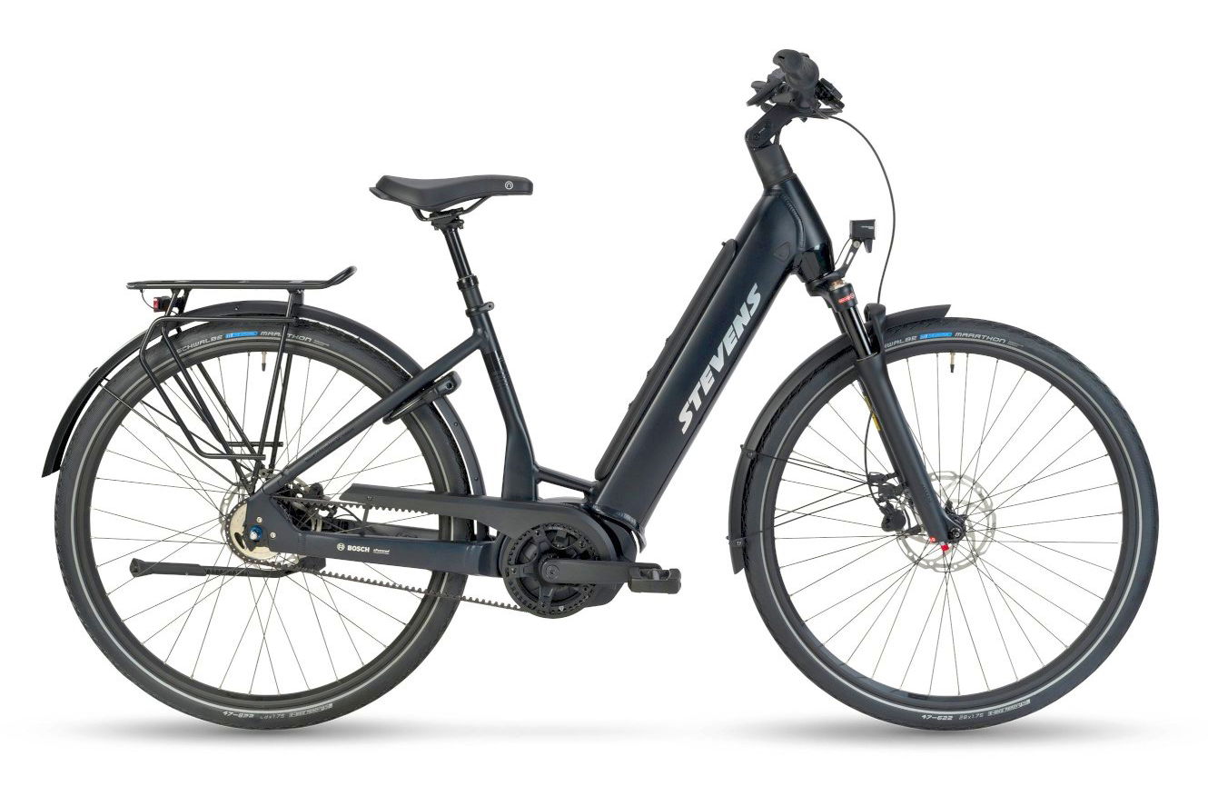 Stevens E-Courier Luxe Forma stealth black, 56 cm | (28")