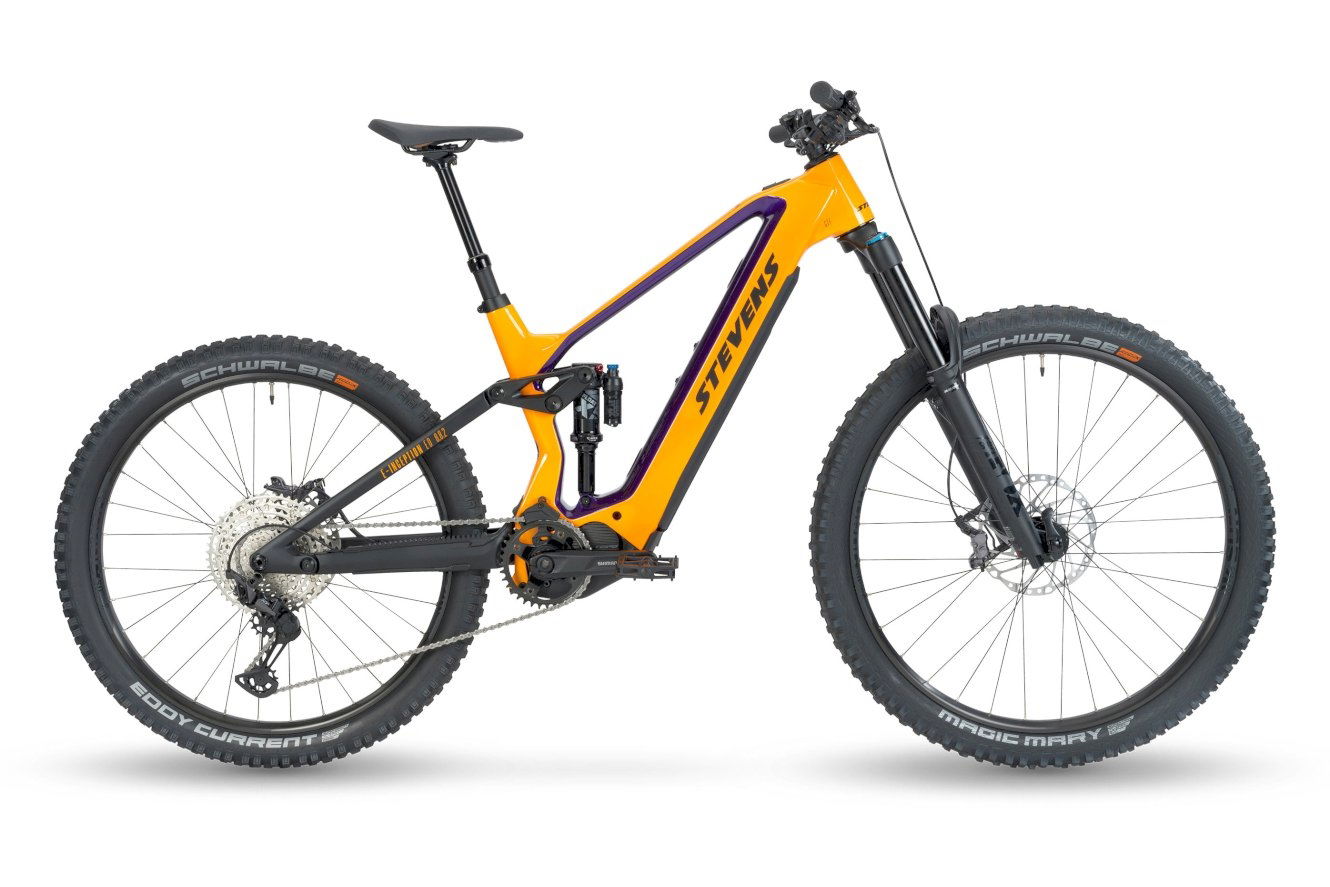 Stevens E-Inception ED 8.8.2 GTF Gent vibrant yellow purple, 18 | (29/27,5")