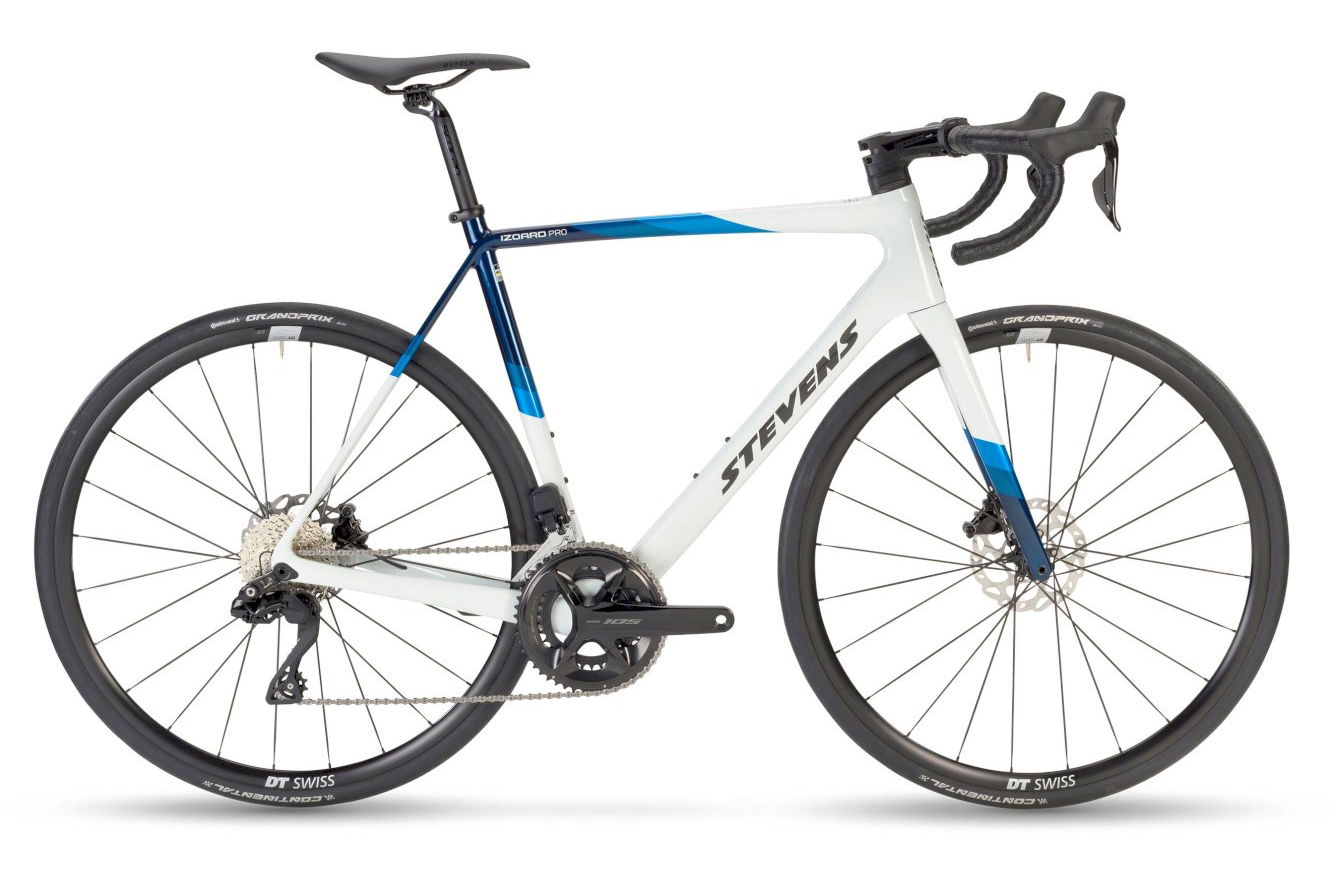 Stevens Izoard 105 Di2 Gent carrara white blue, 60 cm | (28")