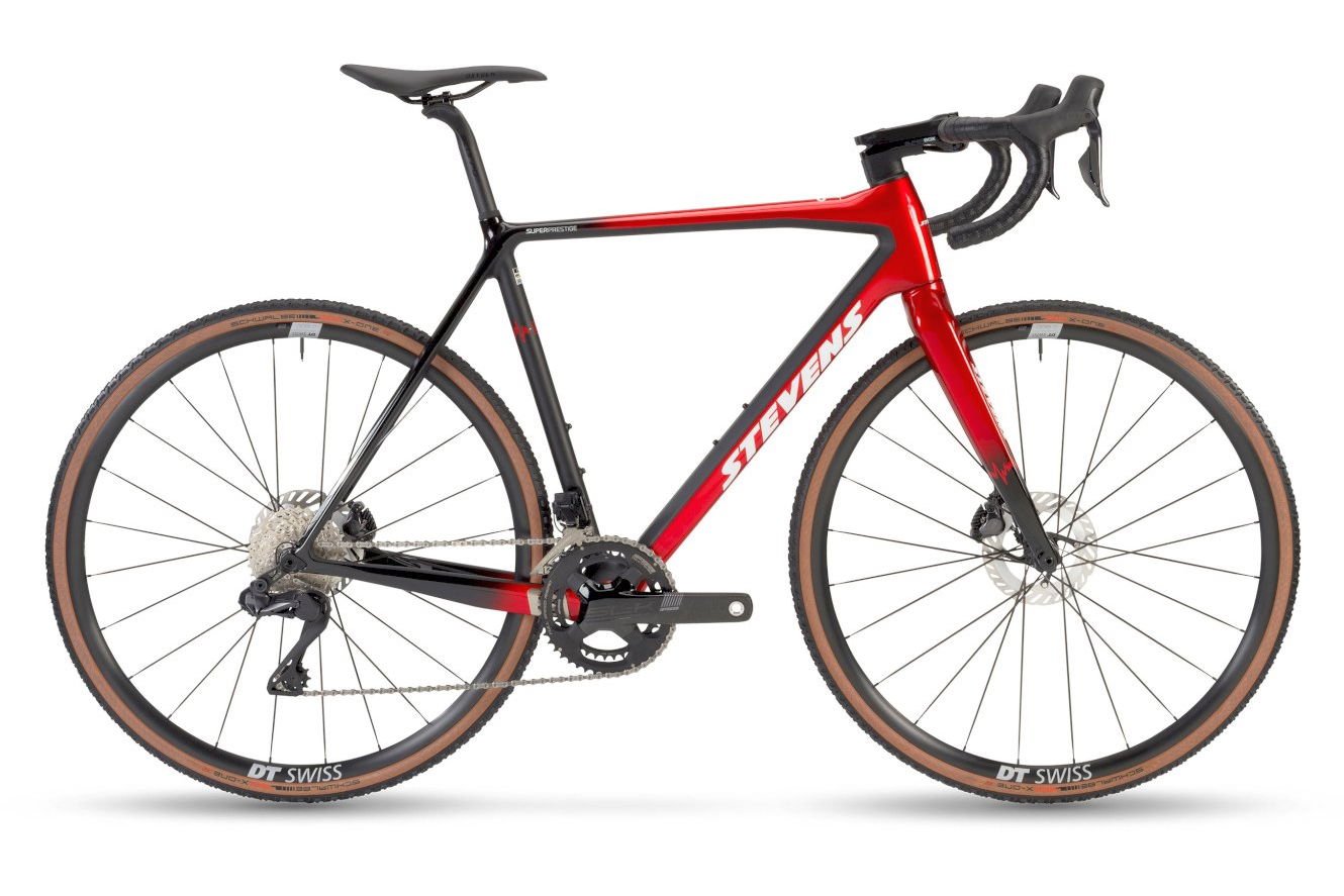 Stevens Super Prestige Di2 Gent chrome red black, 58 cm | (28")