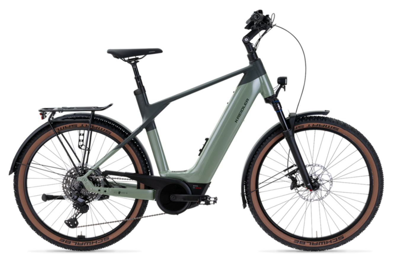 Kreidler Vitality Eco 10 Cross Diamant graugrün, 50 cm | (27,5")