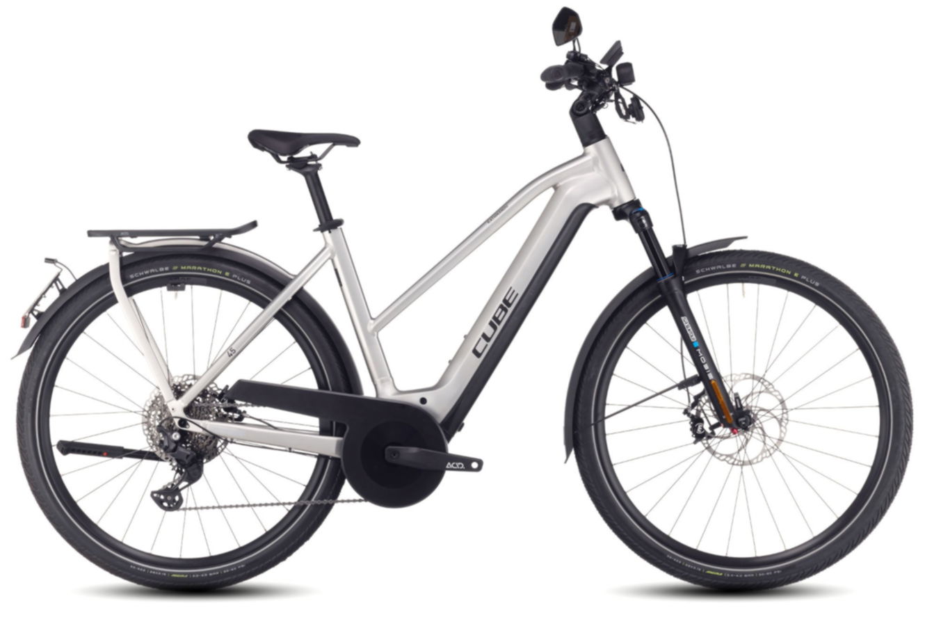 CUBE Kathmandu Hybrid 45 750 Trapez grey´n´reflex, 50 cm | (28")