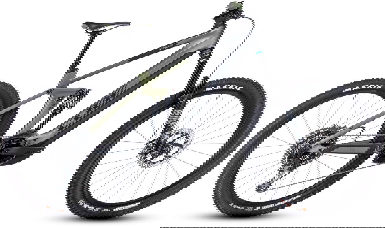 Cube Stereo Hybrid 160 HPC TM 750 27.5 Diamant flashgrey´n´olive, 20" - L