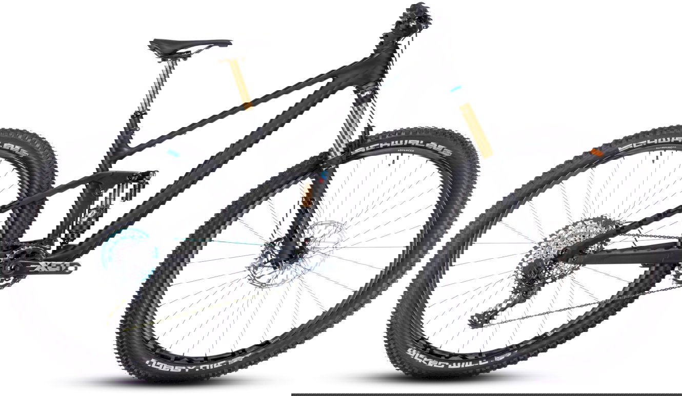 Cube Stereo ONE55 C:62 SLT 29 Diamant carbon´n´black, 29" - M