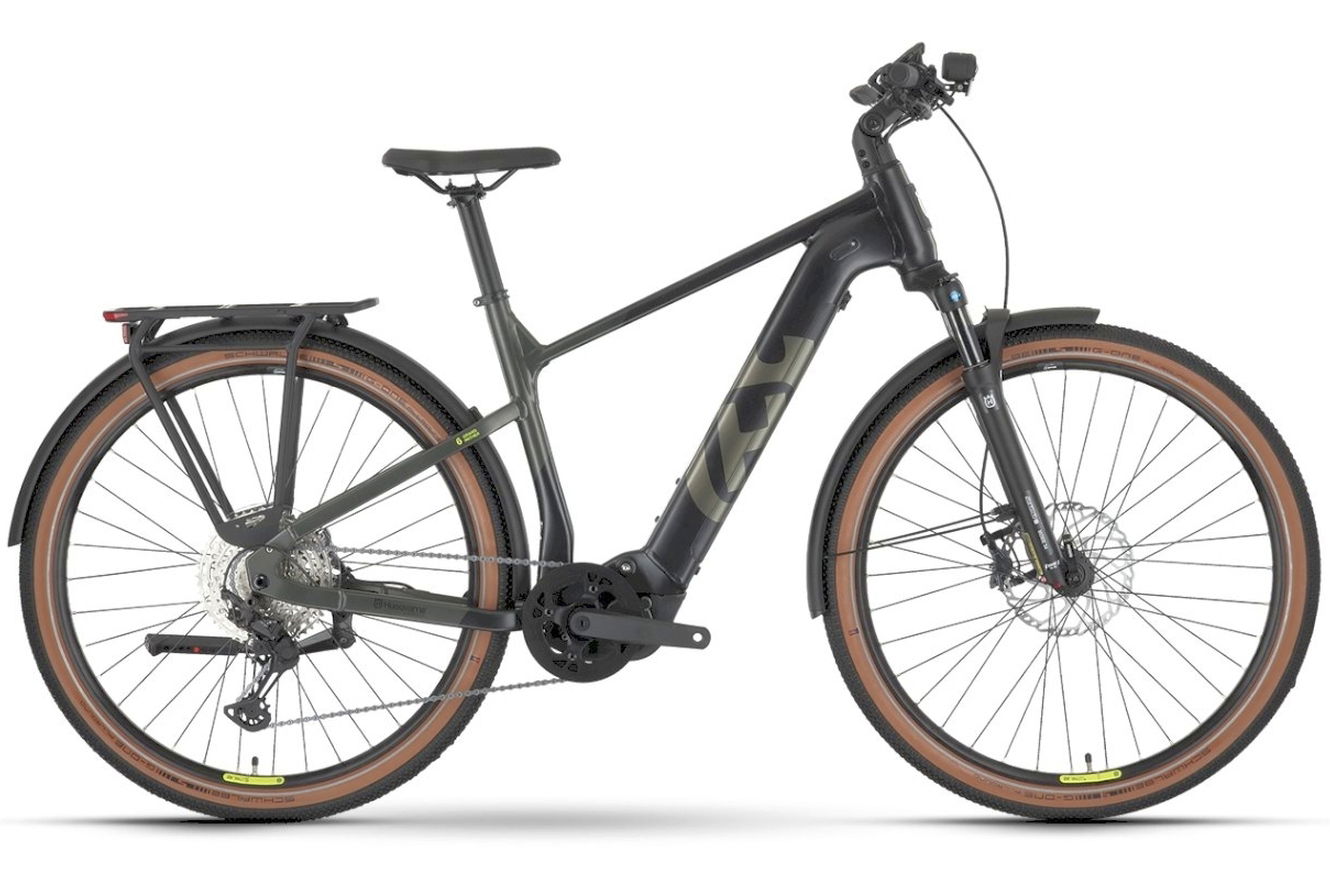 Husqvarna E-bicycles Grand Pather 6 Herren black / dark green matt, 50 cm (28") - M