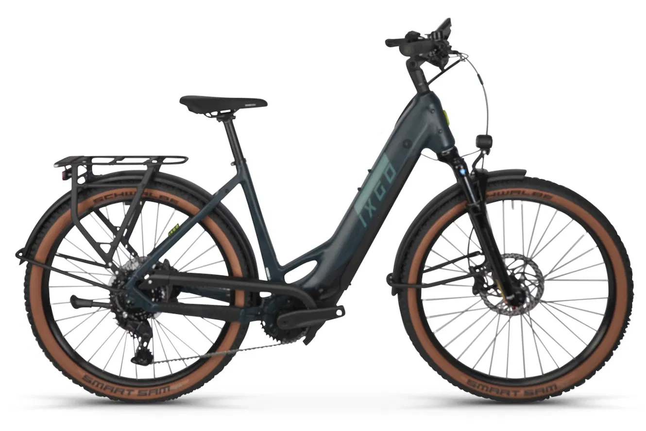 IXGO MT-E FOUR + 800 Wave forest green, 43 cm | (27,5")