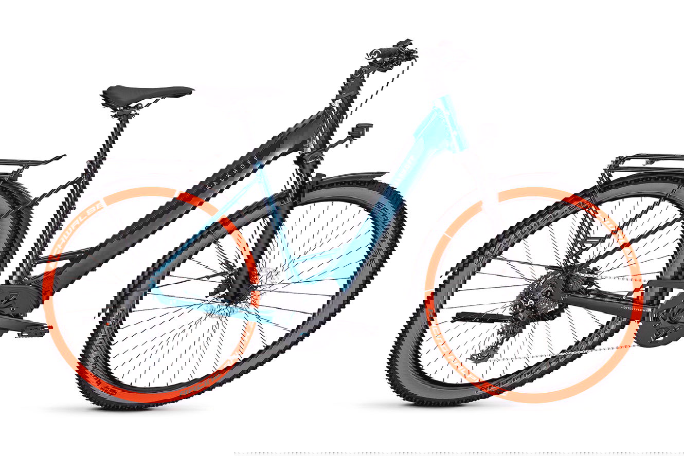 Kalkhoff ENTICE L ADVANCE Wave darksprings glossy, 55 cm | L | (27,5")