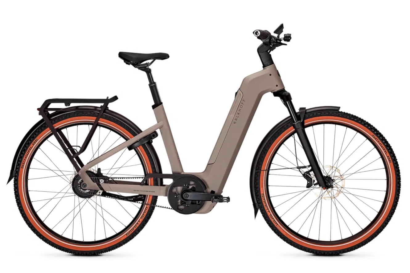Kalkhoff ENTICE 5+ ADVANCE BELT 800 Wave moonstonegrey matt, 48 cm | M | (29")
