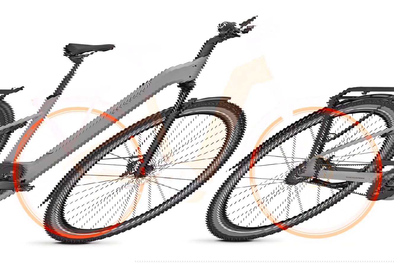 Kalkhoff ENTICE 5+ ADVANCE BELT Wave moonstonegrey matt, 53 cm | L | (29")