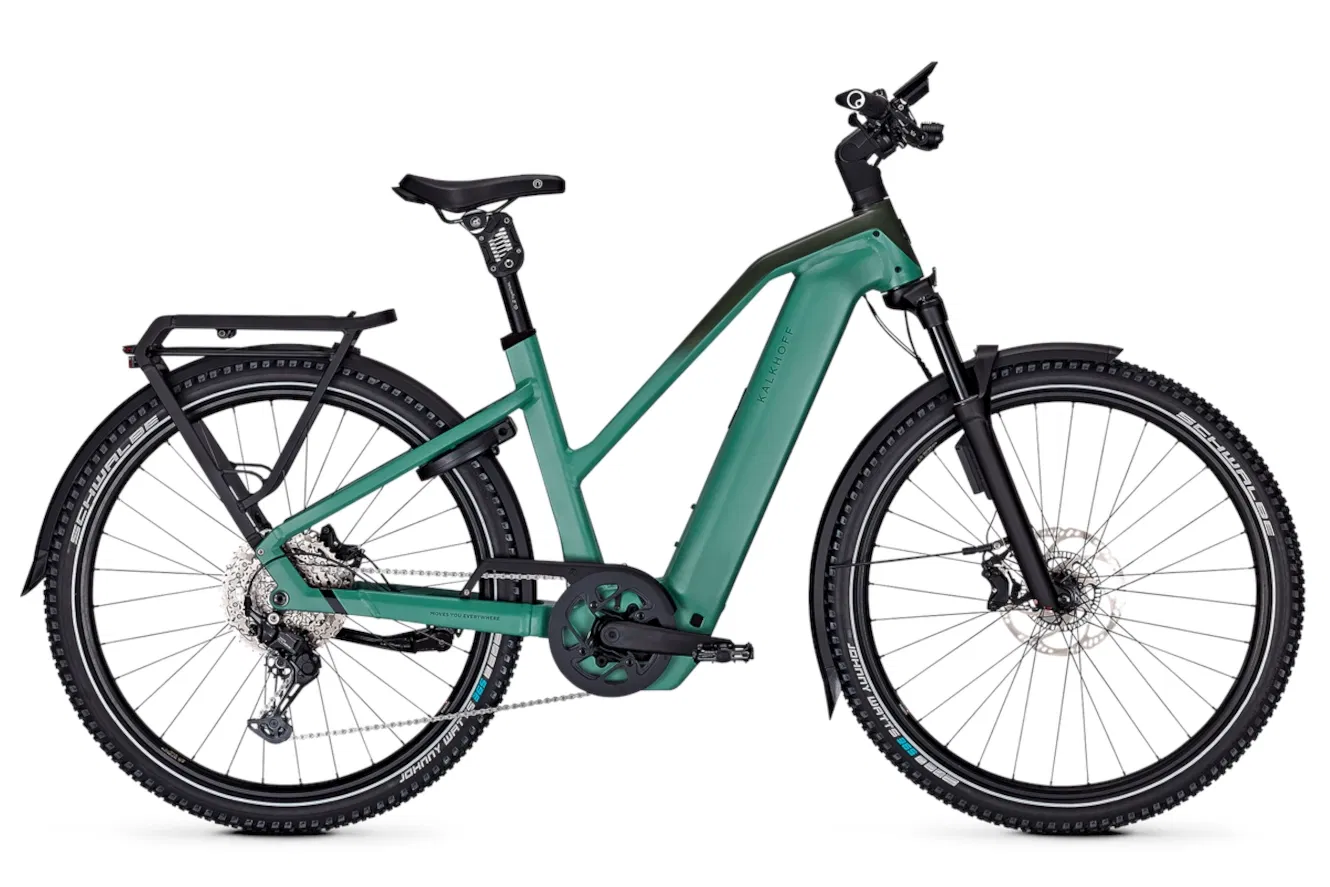 Kalkhoff ENTICE 5+ EXCITE ABS Trapez mineralgreen / huntsmengreen matt, 43 cm | S | (29")