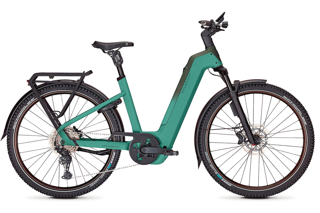 Kalkhoff ENTICE 5+ EXCITE ABS Wave mineralgreen / huntsmengreen matt, 43 cm | S | (29")