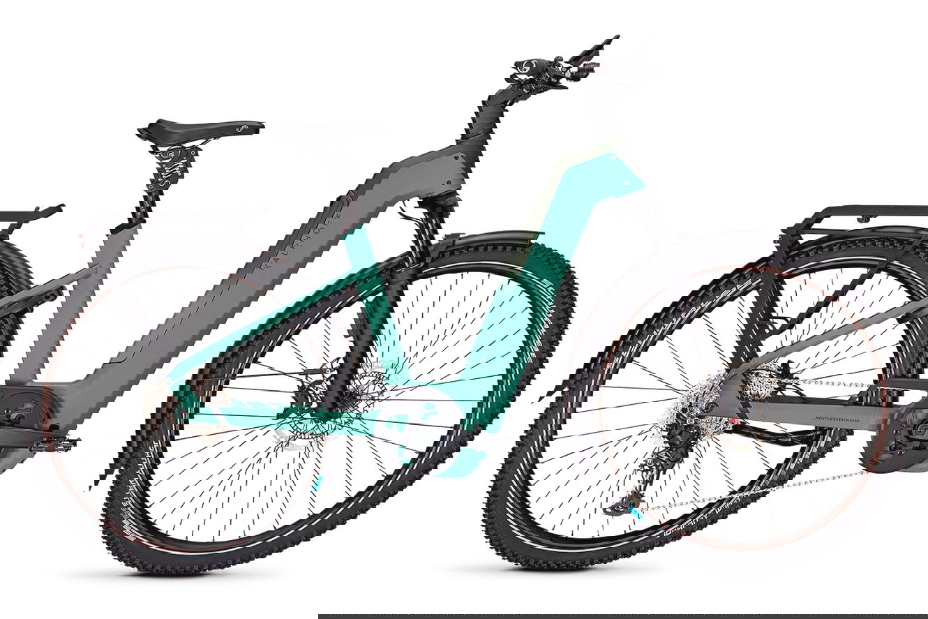 Kalkhoff ENTICE 5+ EXCITE ABS Wave mineralgreen / huntsmengreen matt, 48 cm | M | (29")