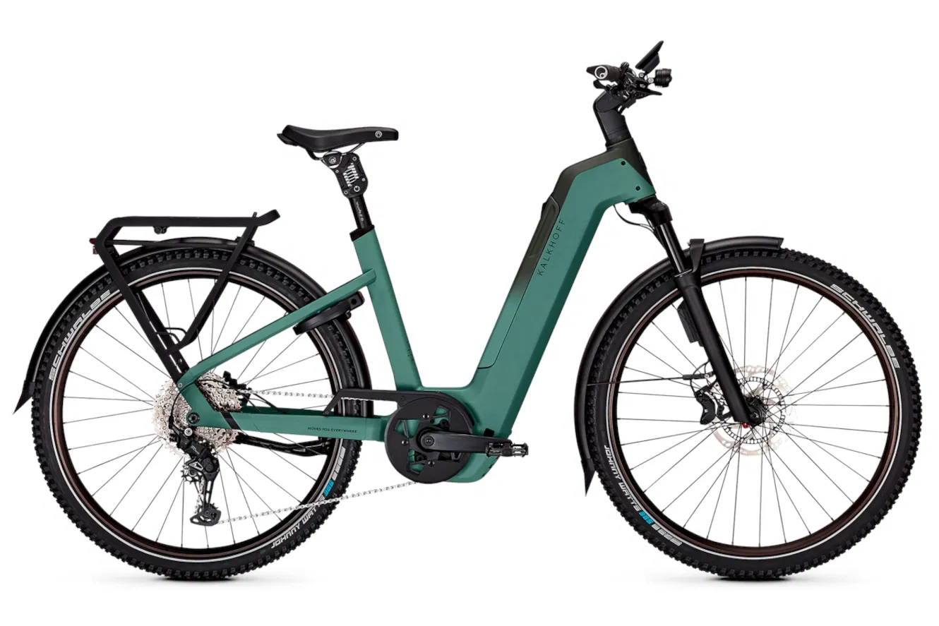 Kalkhoff ENTICE 5+ EXCITE ABS Wave mineralgreen / huntsmengreen matt, 48 cm | M | (29")