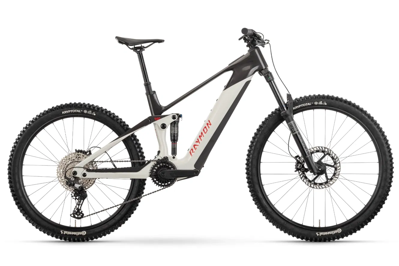 R Raymon Tarok Diamant white / carbon / red, L | (29/27,5"")