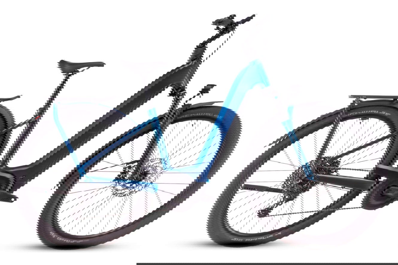 CUBE Kathmandu Hybrid EX Easy Entry electricblue´n´chrome, 58 cm | (28")