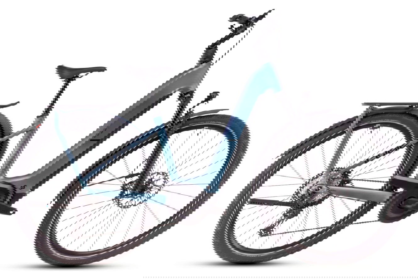 CUBE Kathmandu Hybrid SLX Easy Entry smaragdgrey´n´black, 50 cm | (28")