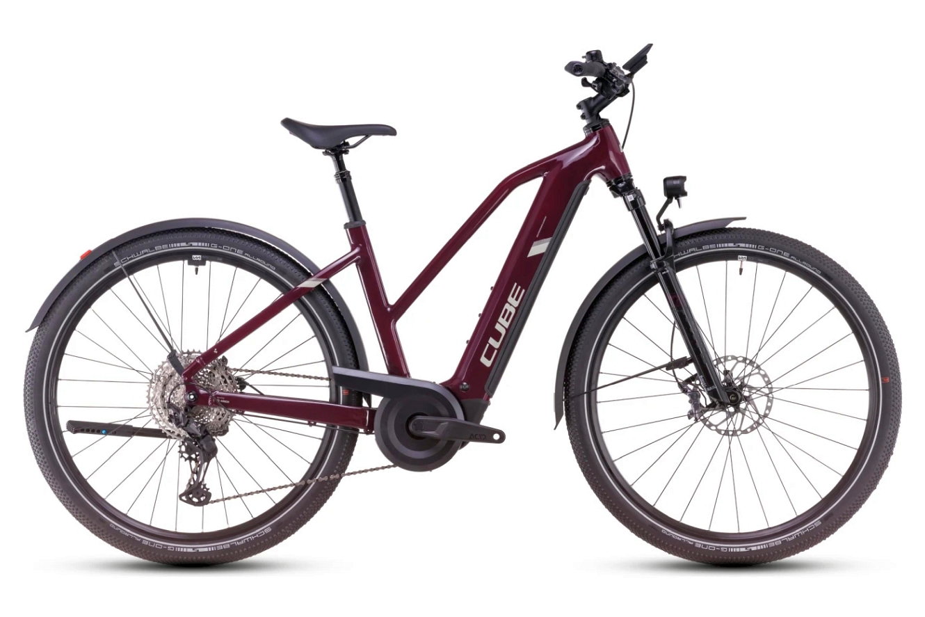CUBE Nuride Hybrid SLX Allroad Trapez amarone´n´lunar, 54 cm | (28")