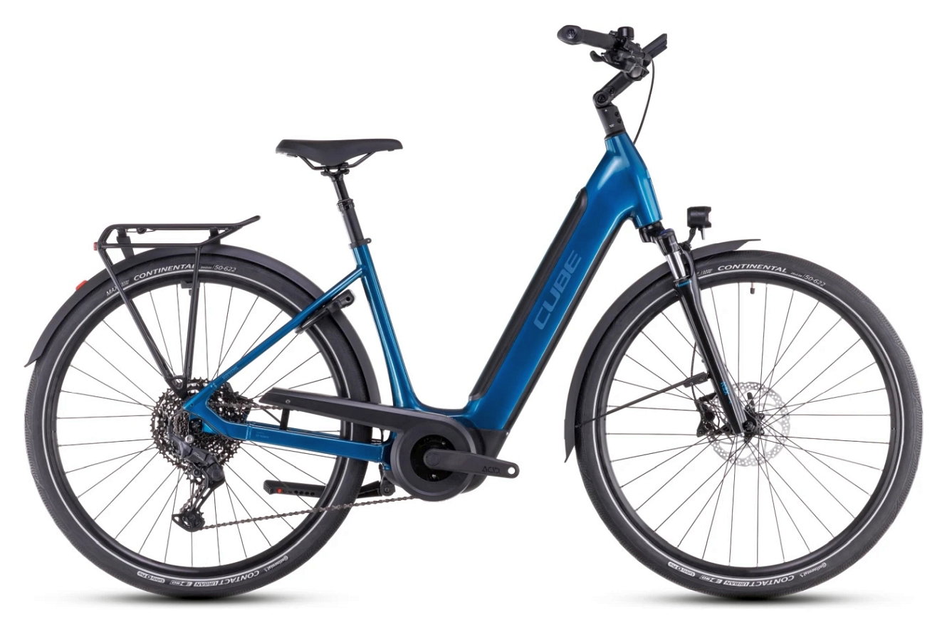 CUBE Supreme Hybrid Pro 625 Easy Entry electricblue´n´blue, 54 cm | (28")