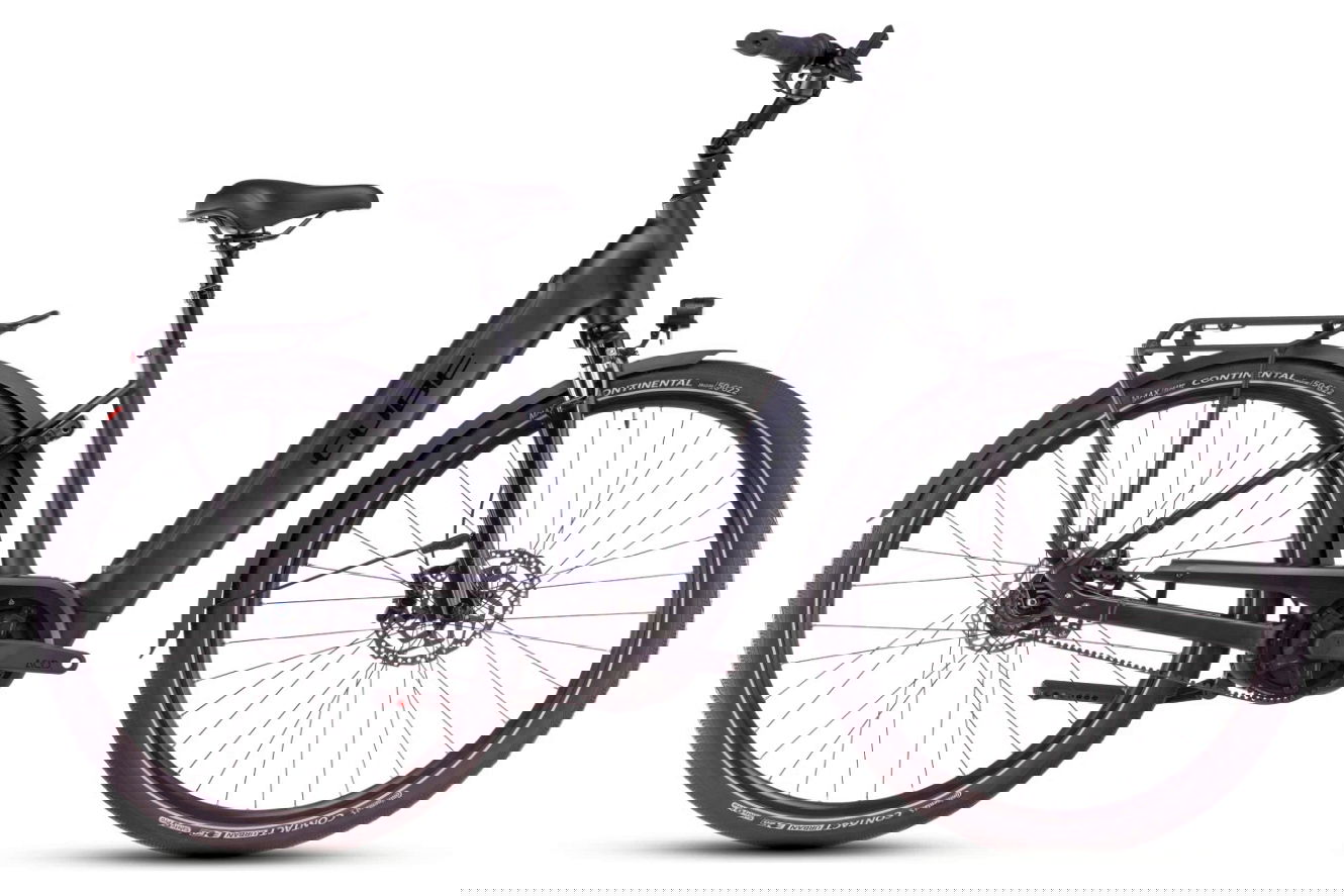 CUBE Supreme RT Hybrid Deluxe EX 625 Easy Entry metalblack´n´glossy, 46 cm | (28")