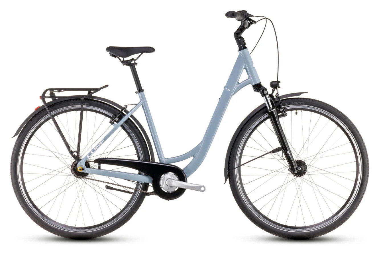 CUBE Town ONE Easy Entry polargrey´n´white, 49 cm | (28")