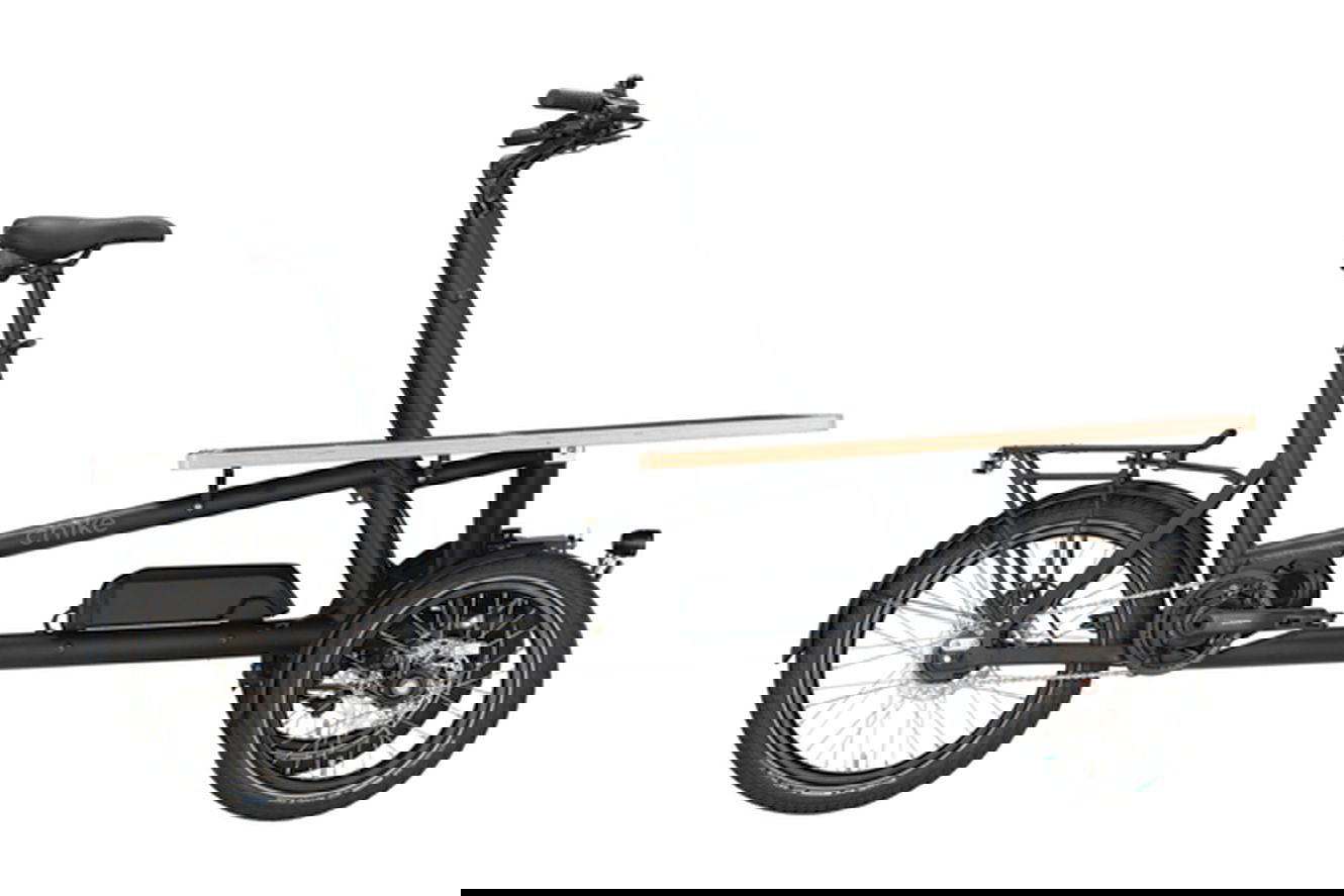 chike e-Cargo SE Transportrad schwarz / sand matt, 50 cm | (16/20"")