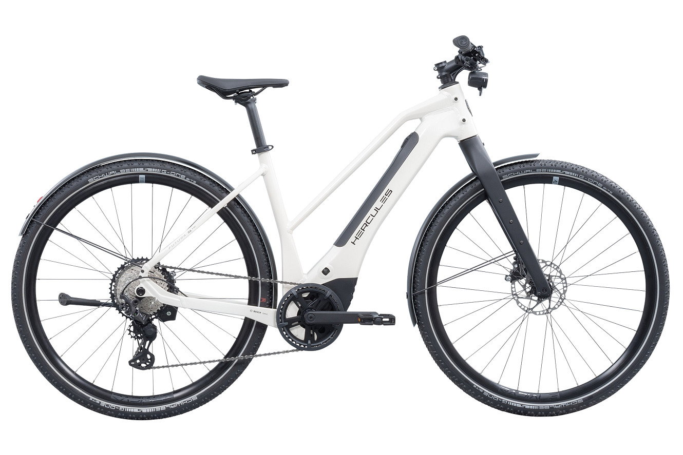 Hercules FUTURA SL I-12 Trapez pearlwhite-glossy, 58 cm | (28")