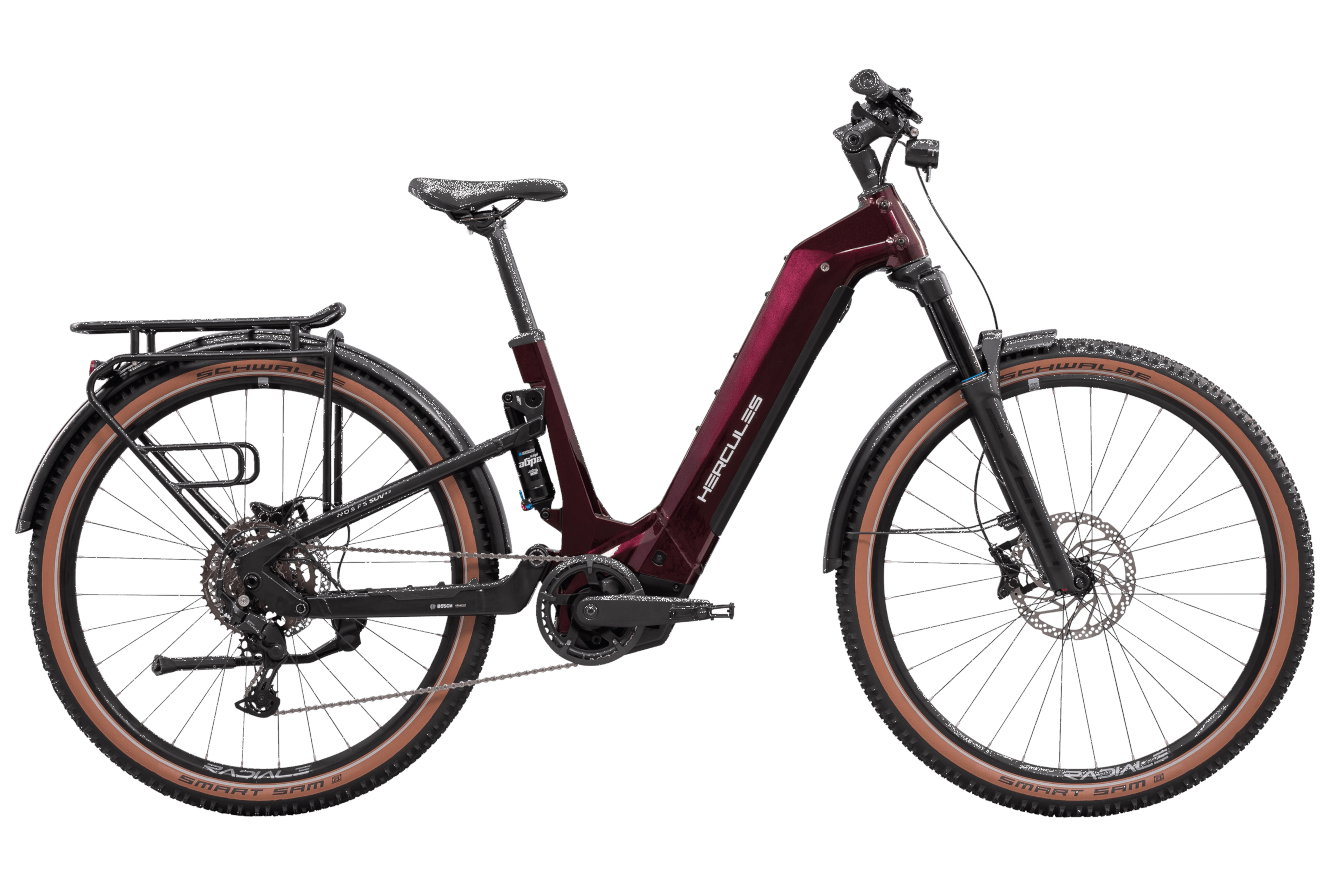 Hercules Nos FS SUV 4.3 Wave ultimacy bordeaux-glossy, 50 cm | (29")