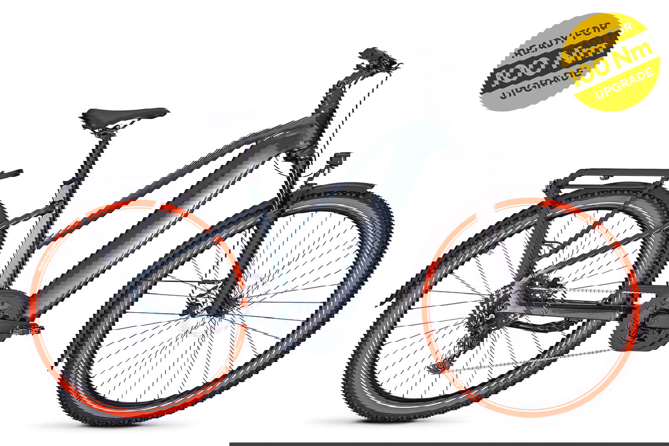 Kalkhoff ENTICE 5 SEASON |2 Trapez diamondblack glossy, 48 cm | M | (29")