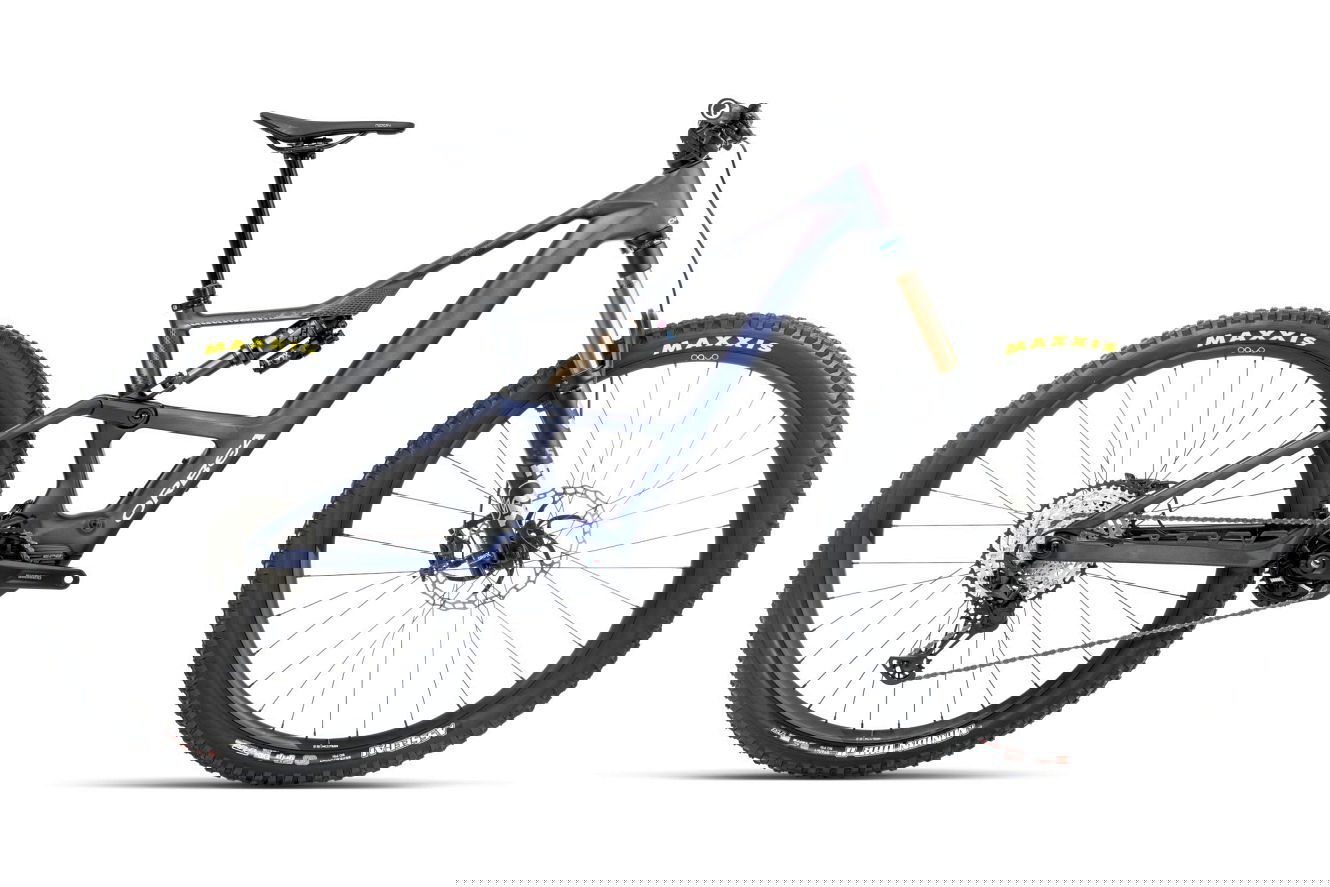 Orbea RISE LT M10 630W Diamant tanzanite carbon view - carbon raw (matt), XL | (29")