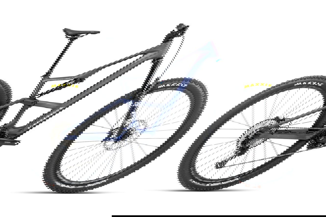 Orbea RISE LT M20 630W Diamant tanzanite carbon view - carbon raw (matt), M | (29")