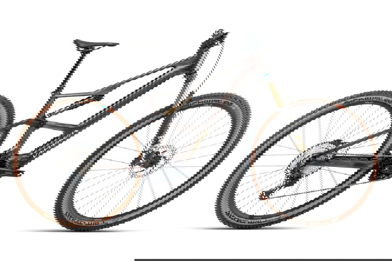 Orbea RISE SL M10 420W Diamant cosmic carbon view - golden sand (gloss), M | (29")