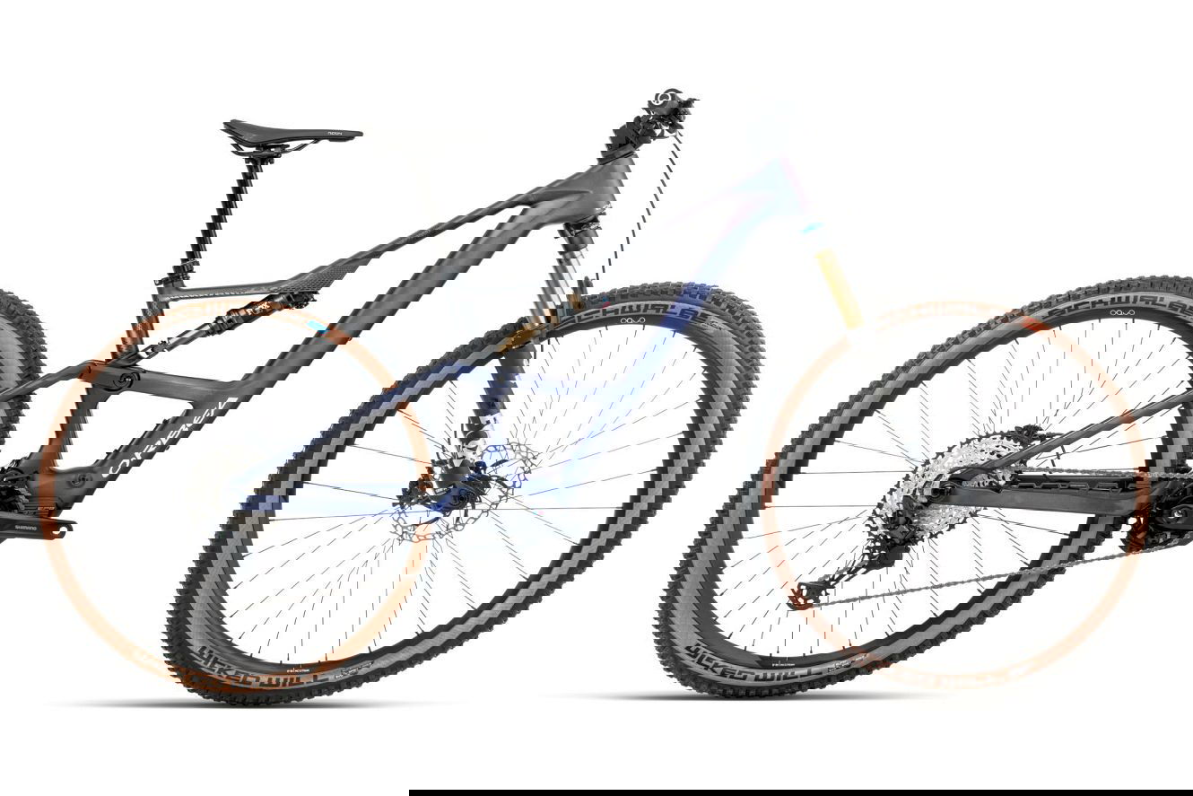 Orbea RISE SL M10 630W Diamant tanzanite carbon view - carbon raw (matt), L | (29")