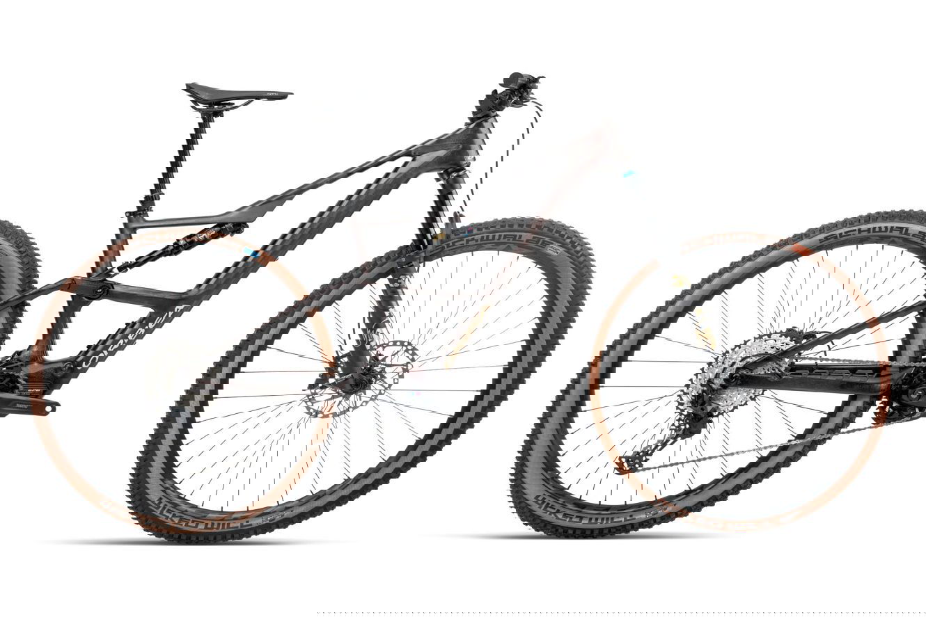 Orbea RISE SL M20 630W Diamant cosmic carbon view - golden sand (gloss), L | (29")