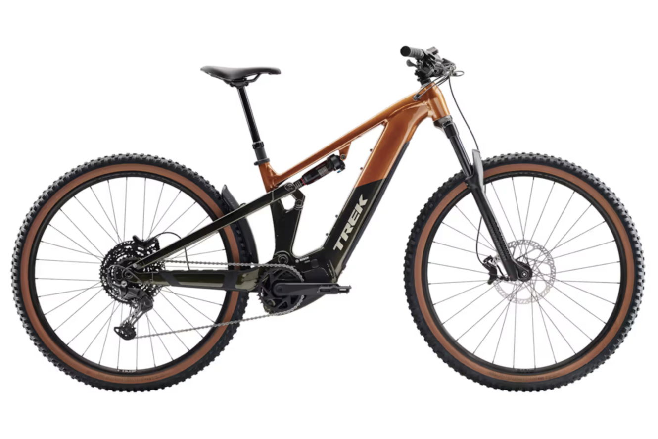 Trek Powerfly+ FS 4 Gen 4 600 Diamant pennyflake/black olive, L | (29")