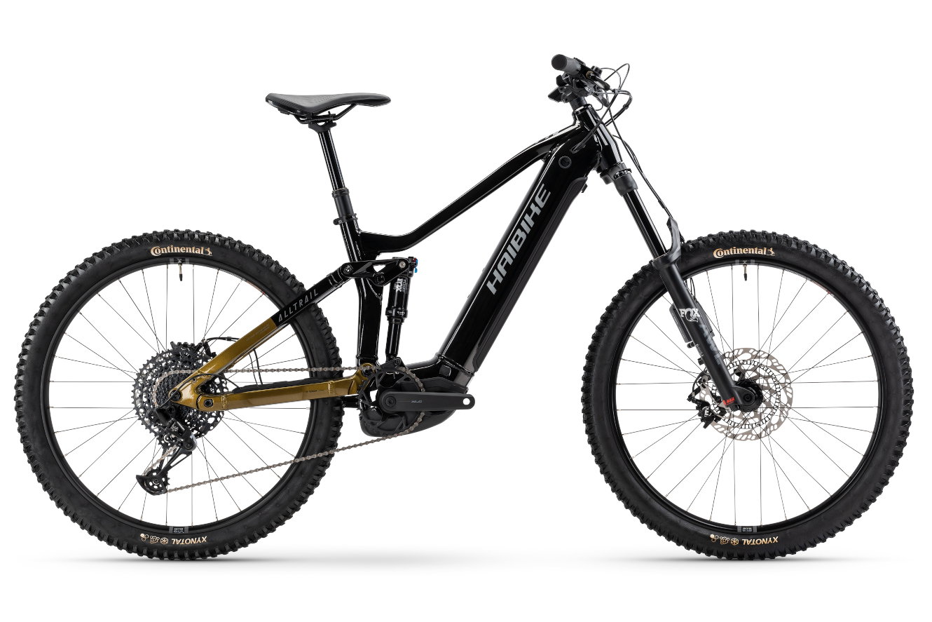 Haibike ALLTRAIL 10.5 ABS 27.5 High black/ninja gold/grey glänzend, 40 cm | S | (27,5"")