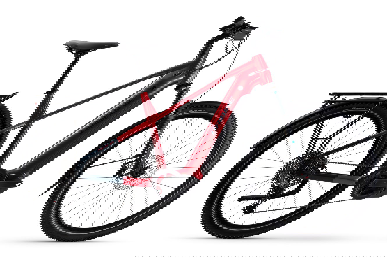 Haibike TREKKING 7 High dynamite red/blue glänzend, 45 cm | M | (27,5"")