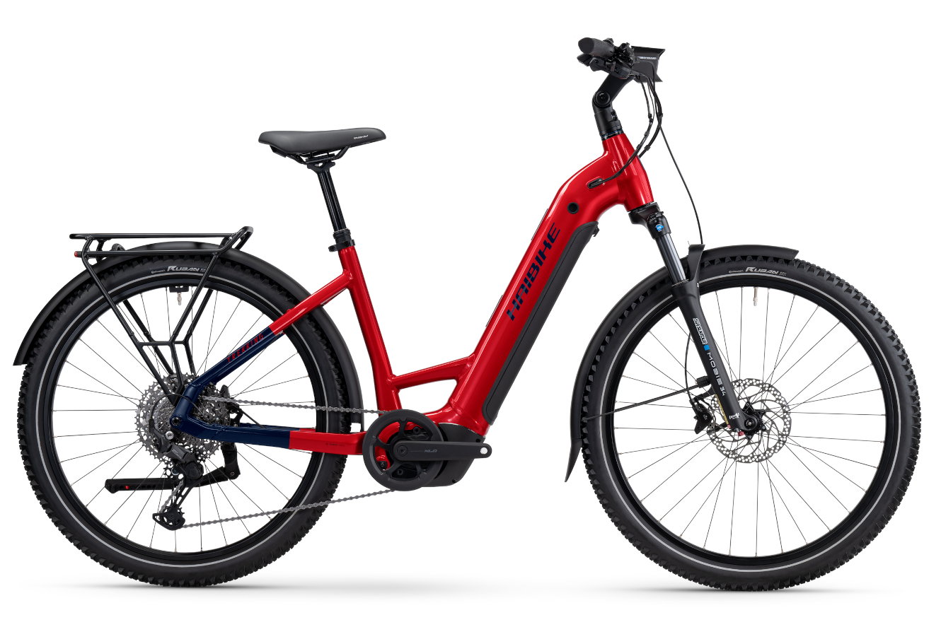 Haibike TREKKING 7 Low dynamite red/blue glänzend, 50 cm | L | (27,5"")