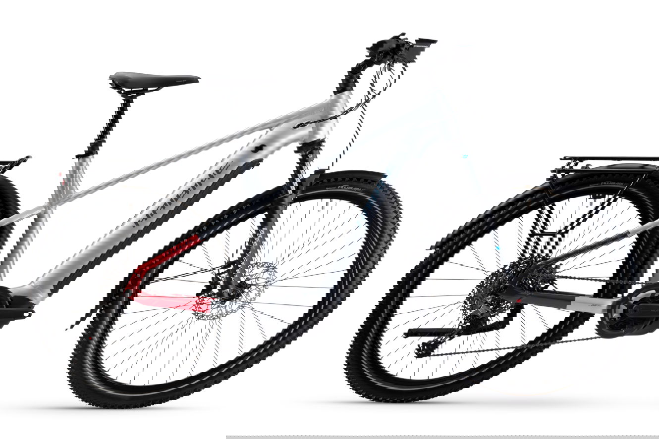 Haibike TREKKING 7 High soft grey/red/blue glänzend, 50 cm | L | (27,5"")