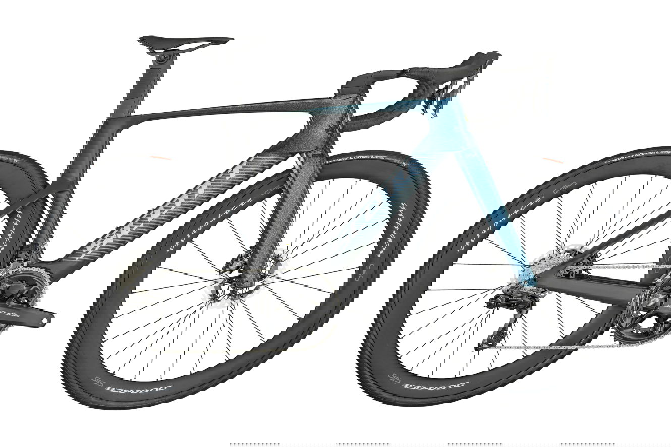 Scott Foil RC Pro Diamant candy blue flakes, 52 cm | S | (28")