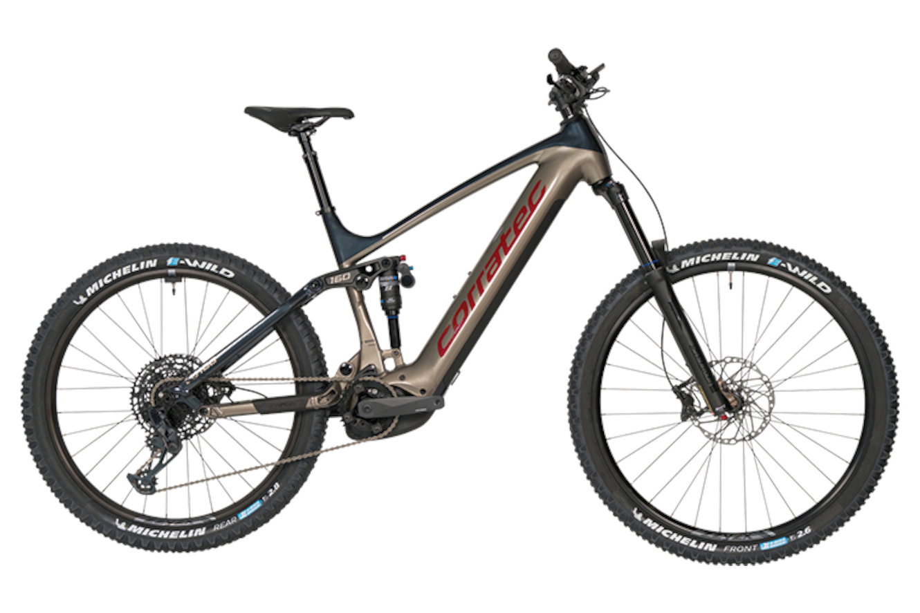 Corratec E-Power RS 160 Pro Diamant light sand / dark red / pearlized black, 42 cm | (29/27,5"")