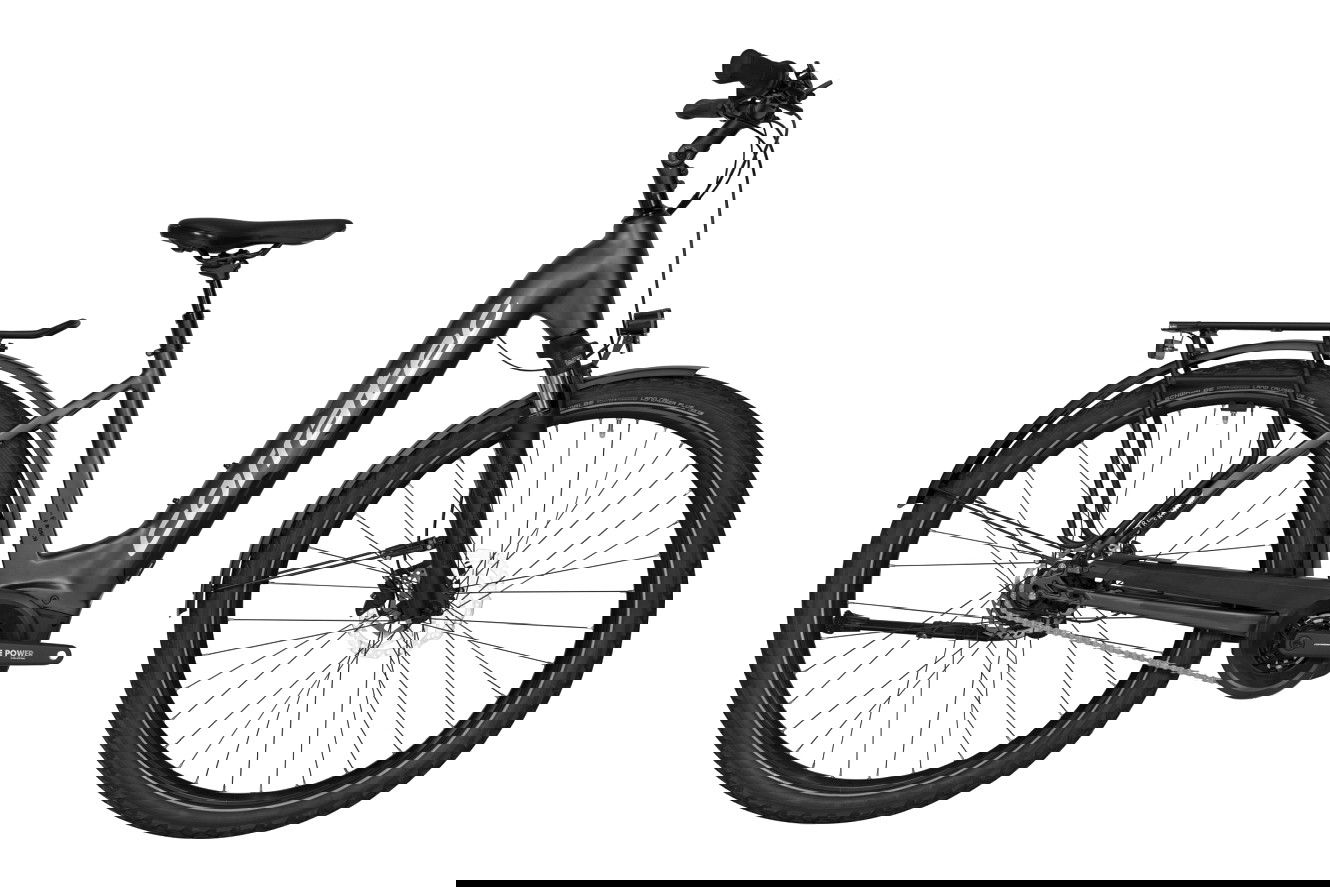 Corratec E-Power Trekking 28 P6 8SC Wave gray/ metallic gray/ pearlized black/ silver, 45 cm | (28")