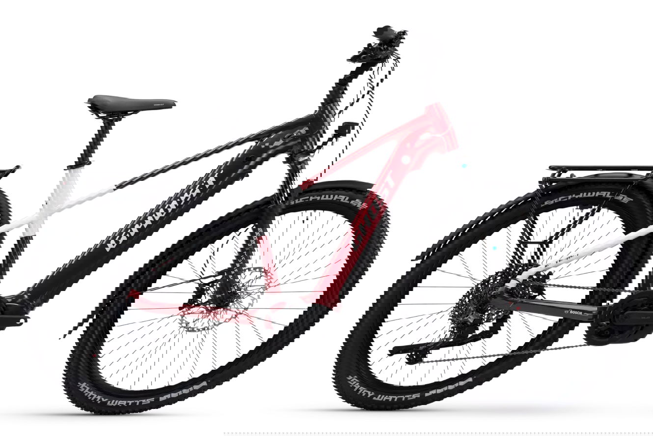 Ghost E-TERU ADVANCED EQ High carbon red/chilly white - glossy, 40 cm | S | (27,5"")