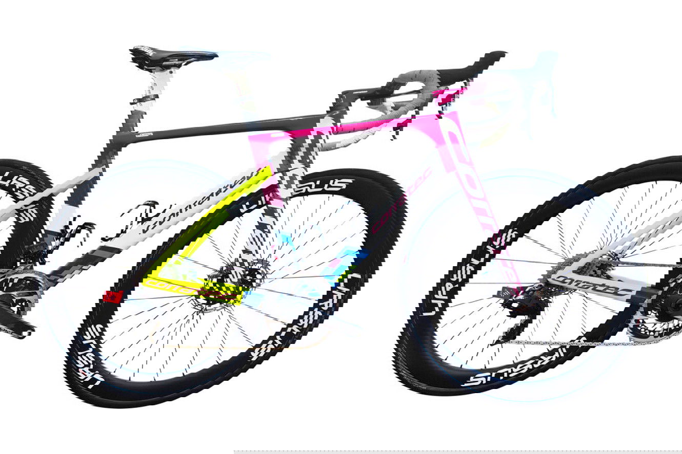 Corratec CCT Evo Team Replica Di2 Diamant red, blue, yellow, 51 cm | (28")