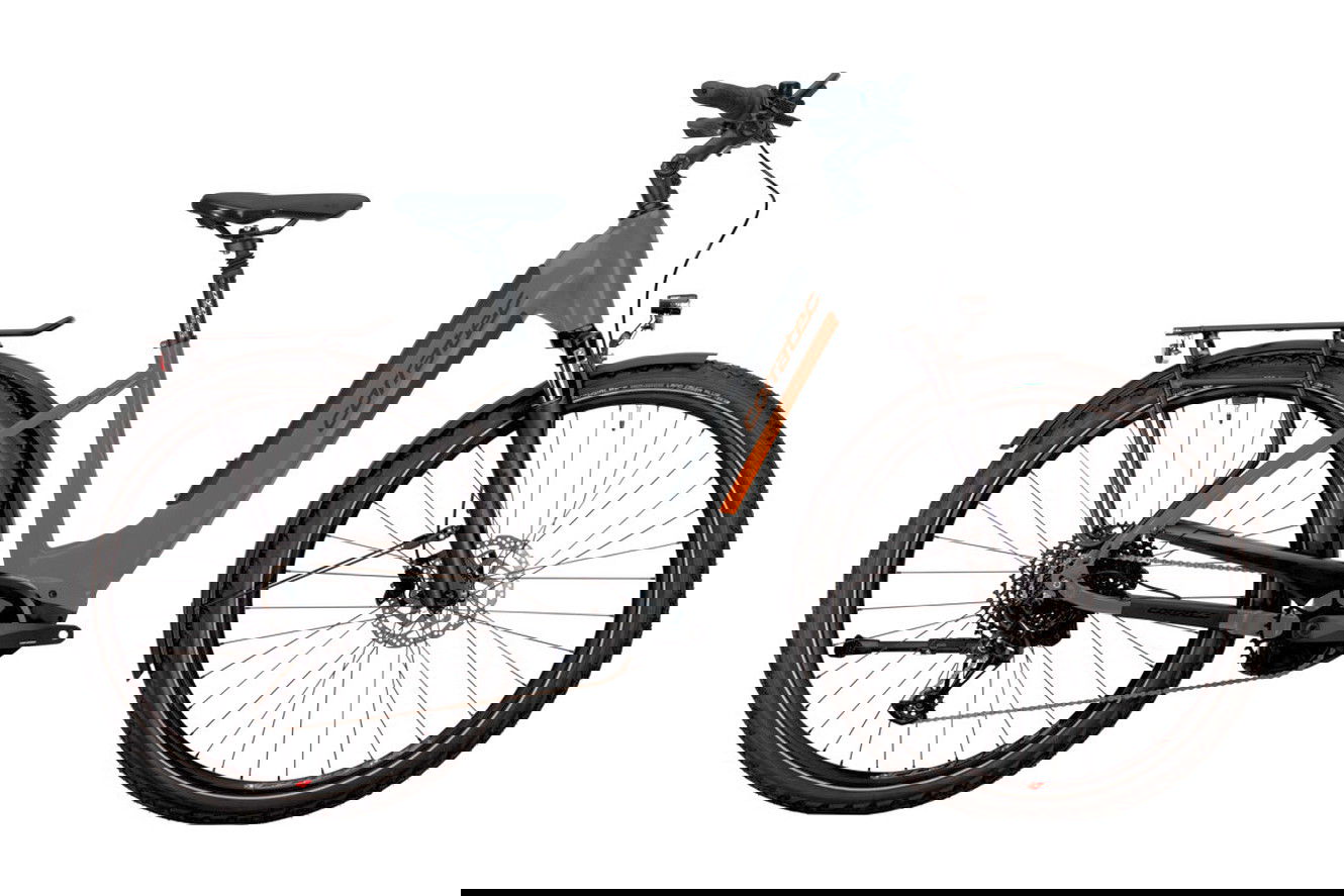 Corratec E-Power Trekking 28 CX8 12S Wave gold, dark red, orange, 50 cm | (28")